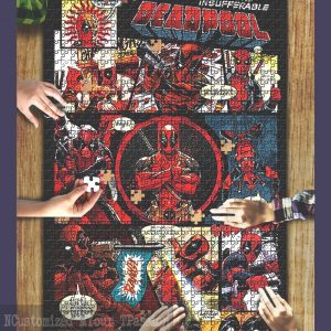 Deadpool Comic Jigsaw Puzzle Set