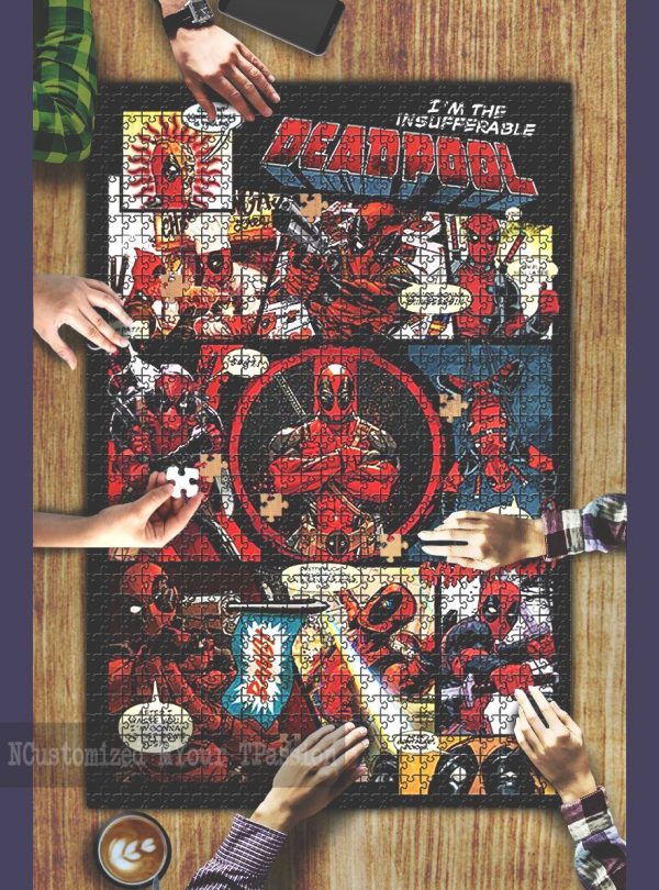 Deadpool Comic Jigsaw Puzzle Set