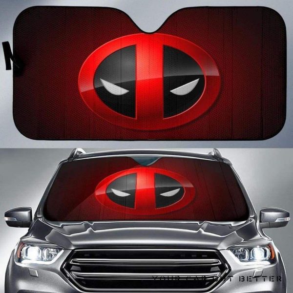 Deadpool Emblem Car Auto Sun Shade