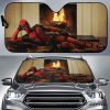 Deadpool Funny Car Auto Sun Shade