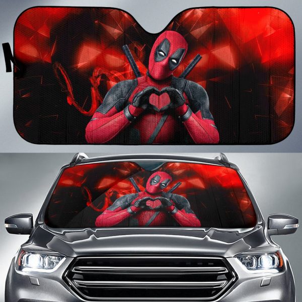 Deadpool Loves Movie Car Auto Sun Shade