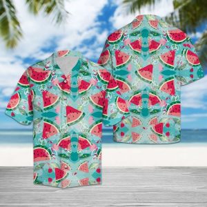 Delicious Watermelon Hawaiian Shirt Summer Button Up