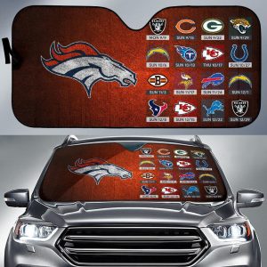 Denver Broncos Car Auto Sun Shade