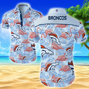 Denver Broncos Funny Hawaiian Shirt Summer Button Up