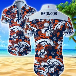 Denver Broncos Hawaiian Shirt Summer Button Up