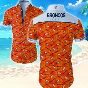 Denver Broncos Hawaiian Shirt Summer Button Up