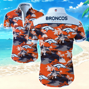 Denver Broncos Hawaiian Shirt Summer Button Up