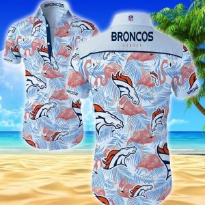 Denver Broncos Hawaiian Shirt Summer Button Up