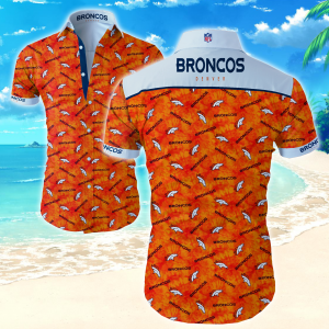 Denver Broncos Hawaiian Shirt Summer Button Up