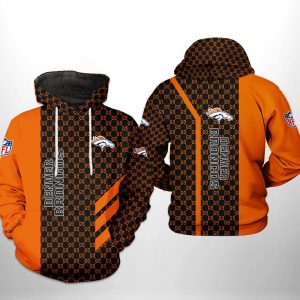 Denver Broncos NFL 3D Printed Hoodie/Zipper Hoodie