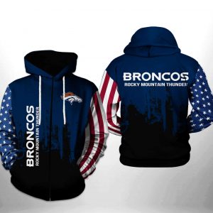 Denver Broncos NFL Team US 3D Printed Hoodie/Zipper Hoodie