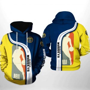 Denver Nuggets NBA Team 3D Printed Hoodie/Zipper Hoodie