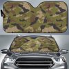Desert Green Camouflage Car Auto Sun Shade