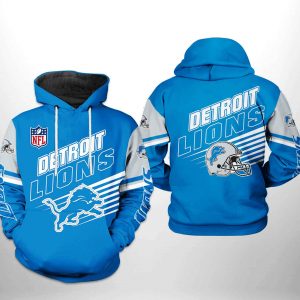 Detroit Lions NFL Team 3D Printed Hoodie/Zipper Hoodie