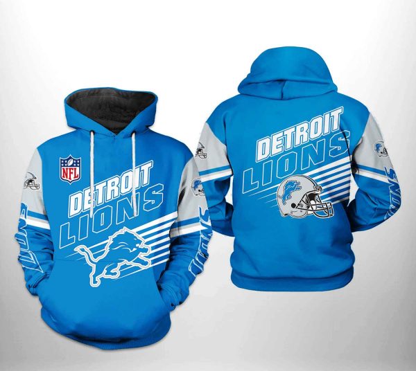 Detroit Lions NFL Team 3D Printed Hoodie/Zipper Hoodie