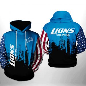 Detroit Lions NFL Team US 3D Printed Hoodie/Zipper Hoodie