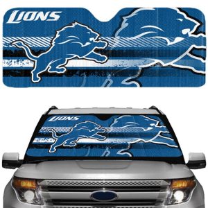 Detroit Lions Universal Car Auto Sun Shade