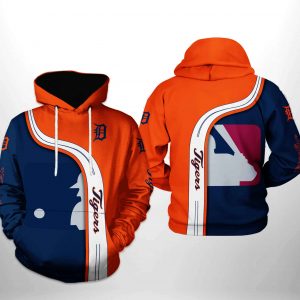 Detroit Tigers MLB Team 3D Printed Hoodie/Zipper Hoodie