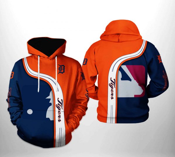 Detroit Tigers MLB Team 3D Printed Hoodie/Zipper Hoodie