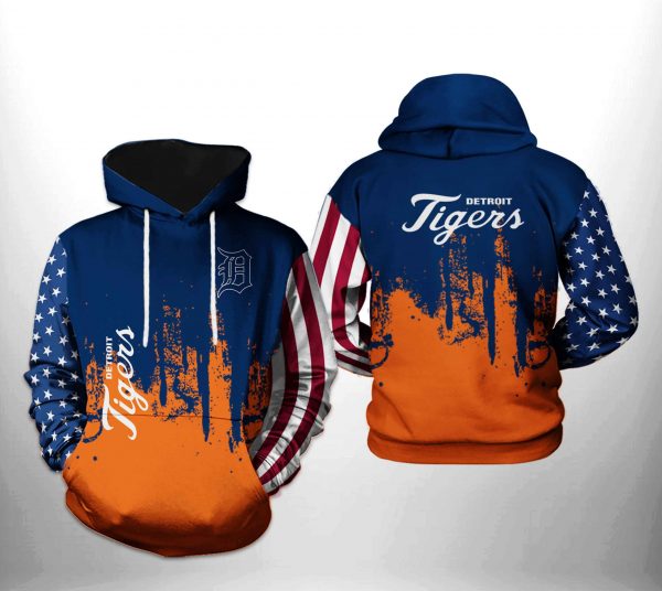 Detroit Tigers MLB Team US 3D Printed Hoodie/Zipper Hoodie