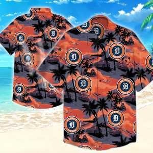 Detroit Tigers Mlb Hawaiian Shirt Summer Button Up