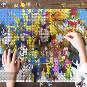 Digital Monsters Jigsaw Puzzle Set