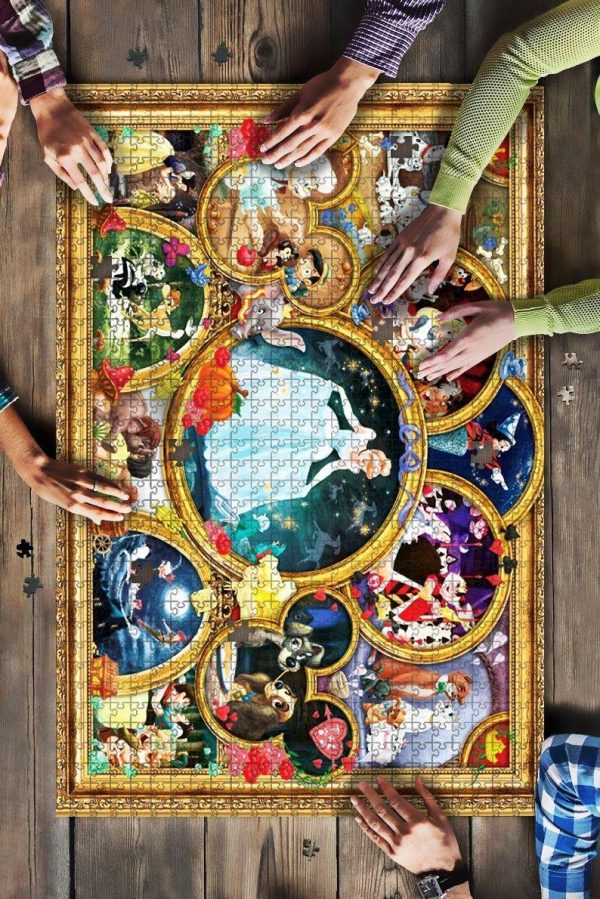 Disney Chatacter Jigsaw Puzzle Set