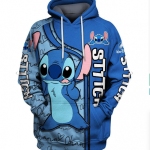 Disney Lilo and Stitch 3D Printed Hoodie/Zipper Hoodie