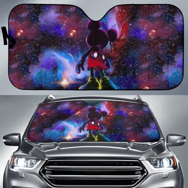 Disney Neon Mickey Mouse Car Auto Sun Shade