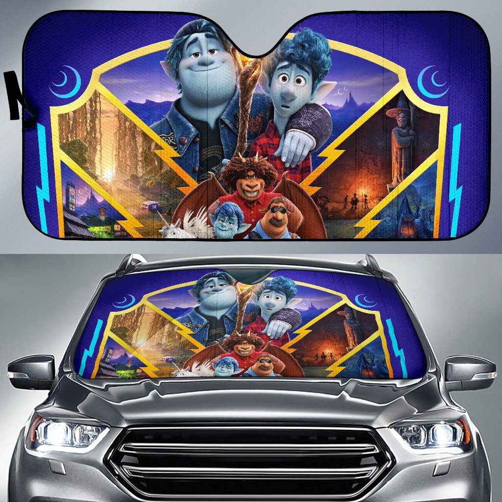 Disney Pixar Onwards Movie Car Auto Sun Shade Disney Pixar Onwards Movie Car Auto Sun Shade
