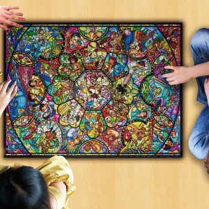 Disney Stained Art Jigsaw Puzzle Set