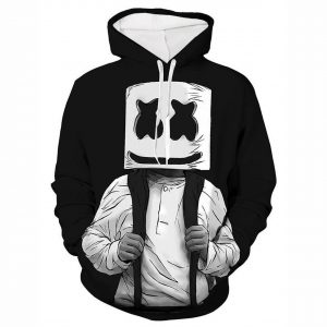 Dj Marshmello 3D Printed Hoodie/Zipper Hoodie