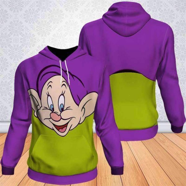 Dobey Snow White And The Seven Dwarfs 3D Printed Hoodie/Zipper Hoodie