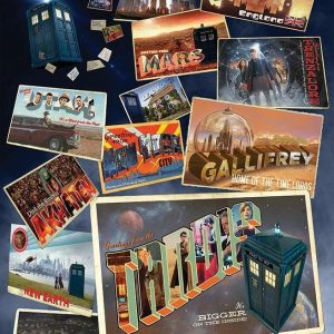 Doctor Who Post Card From The Edge Of Space And Time Jigsaw Puzzle Set