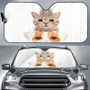Dog Cat Mice Car Auto Sun Shade