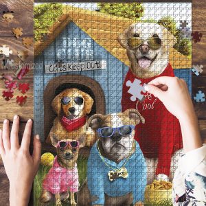 Dog Club Jigsaw Puzzle Set