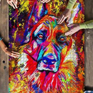 Dog Color Art ? Jigsaw Puzzle Set