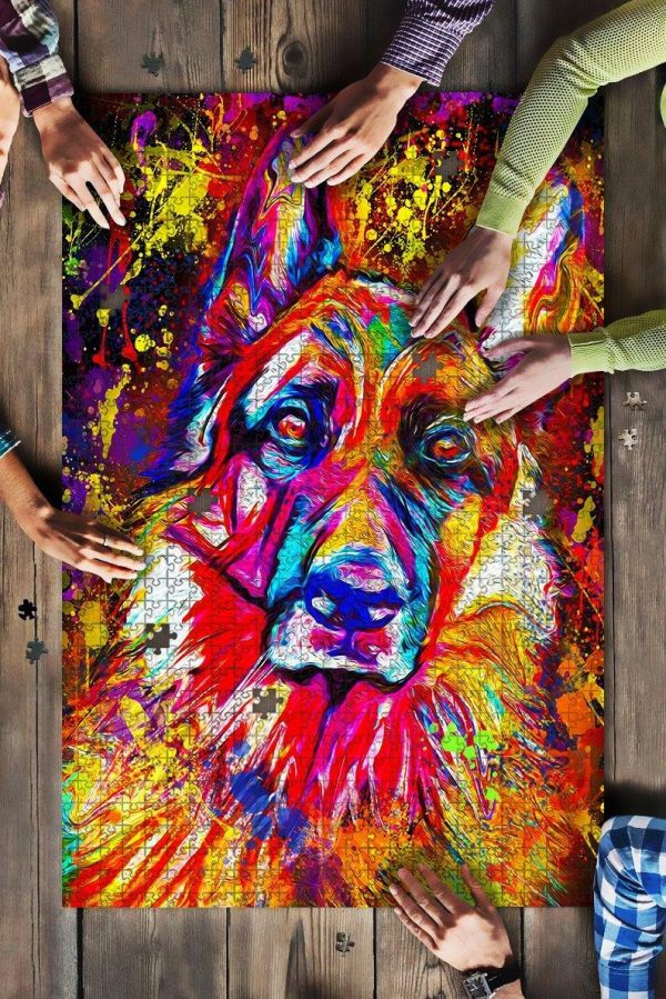 Dog Color Art ? Jigsaw Puzzle Set