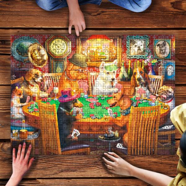 Dog Party Jigsaw Puzzle Set