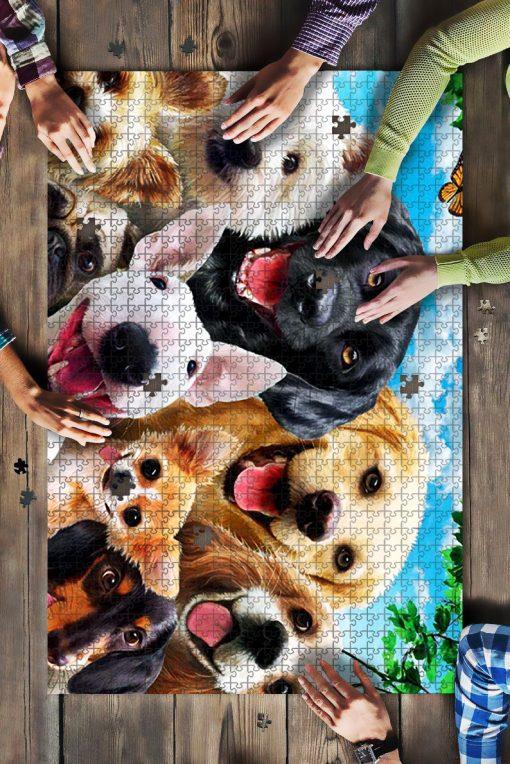 Dog Selfie Jigsaw Puzzle Set
