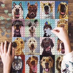 Dog Selfies Jigsaw Puzzle Set