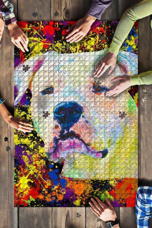 Dogo Argentino Dog Colorful Jigsaw Puzzle Set Dogo Argentino Dog Colorful Jigsaw Puzzle Set