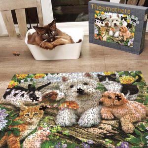 Dogs And Cats Jigsaw Puzzle Set