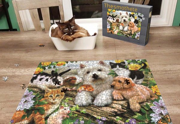 Dogs And Cats Jigsaw Puzzle Set