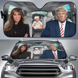 Donald Trump Family Car Auto Sun Shade