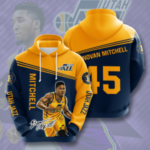 Donovan Mitchell Utah Jazz 3D Printed Hoodie/Zipper Hoodie