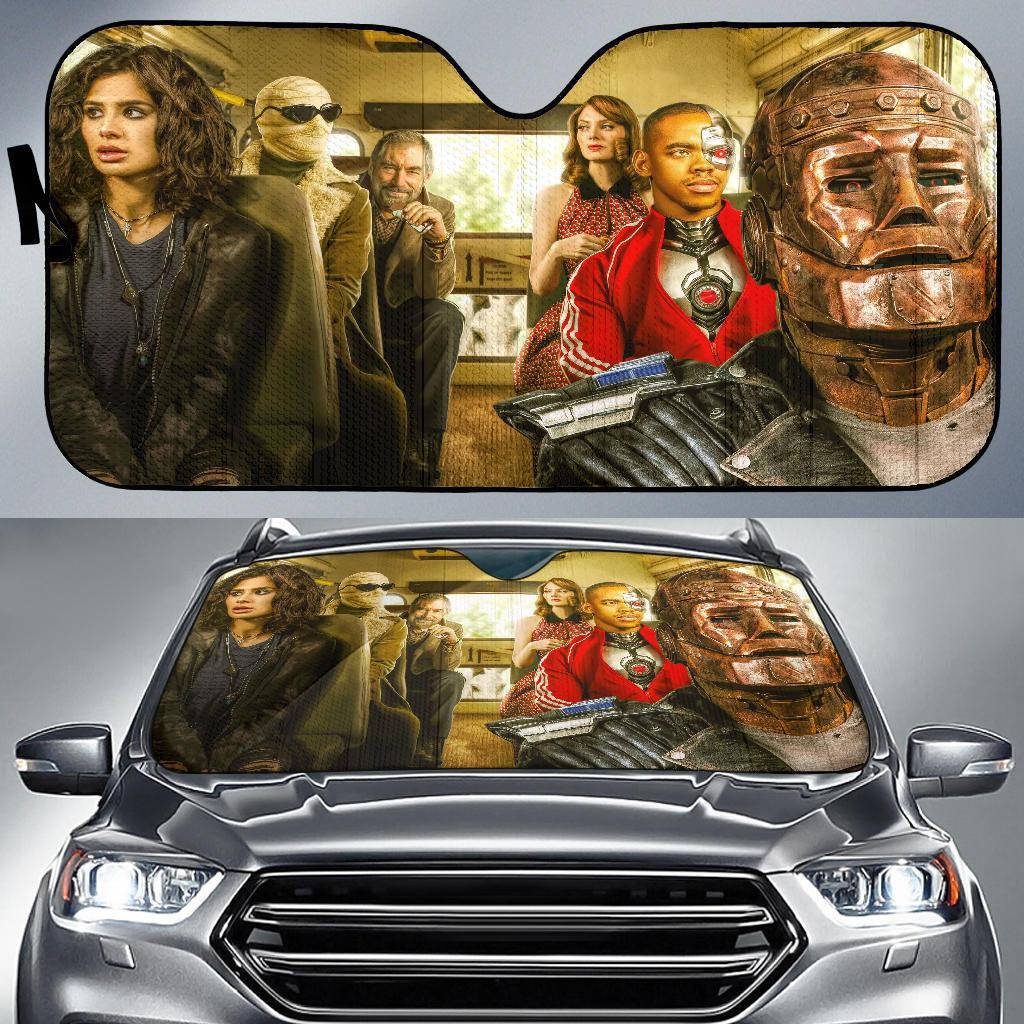 Doom Patrol Season 1 Dc Comics Matt Bomer Alan Tudyk April Car Auto Sun Shade Doom Patrol Season 1 Dc Comics Matt Bomer Alan Tudyk April Car Auto Sun Shade