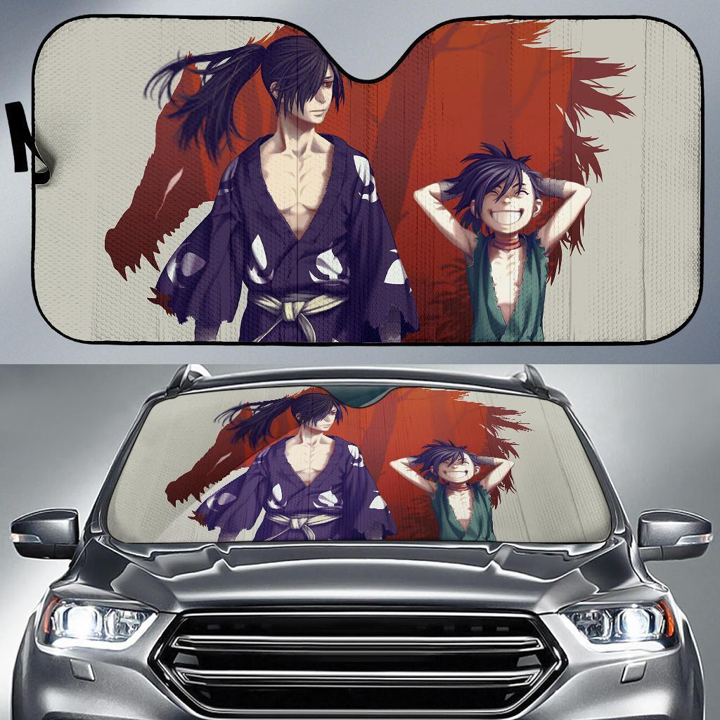 Dororo Hyakkimaru And Dororo Anime Car Auto Sun Shade Dororo Hyakkimaru And Dororo Anime Car Auto Sun Shade