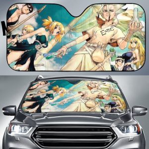 Dr Stone Arts Anime Car Auto Sun Shade