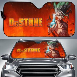 Dr Stone Cool Senku Anime Car Auto Sun Shade